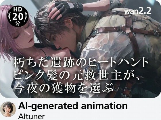 【20分HD】朽ちた遺跡のヒートハント──ピンク髪の元救世主が、今夜の獲物を選ぶ