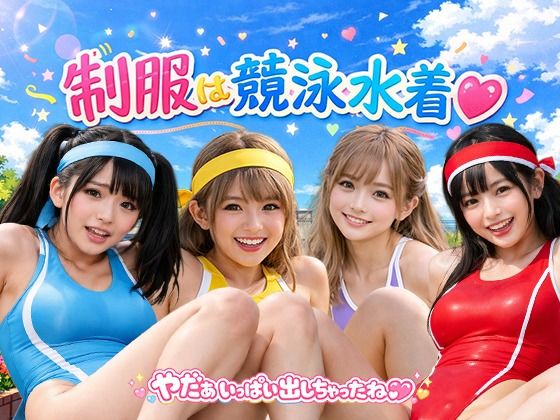 制服は競泳水着  動画