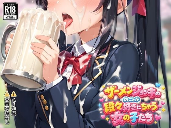ザーメンジョッキのことが段々好きになっちゃう女の子たち