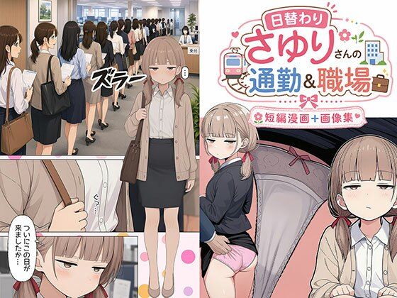 日替わりさゆりさんの通勤＆職場  短編漫画＋画像集【日替わりさん】