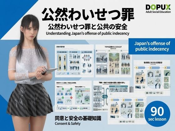 【△20】二階堂 沙耶 大学に進学し強豪予備校『DOPUX（ドピュックス）』で社会人向け講座（性犯罪）を教える名物講師に！（Vol.004:公然わいせつ罪）
