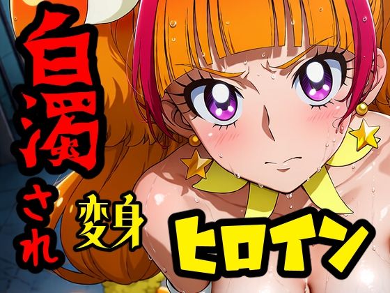 白濁され変身ヒロイン